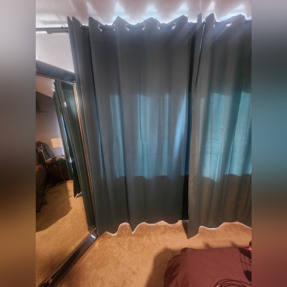 Slate Blue Curtain